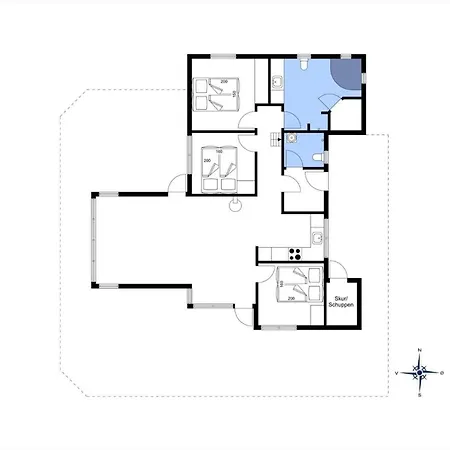 Tatil Evi Jb378-brovst-kronvildtvej-232 Tranum Strand